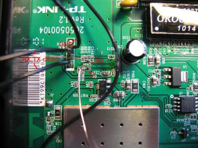 TL-WR740N pins layout and cable